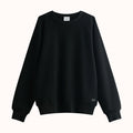 Heavyweight knitted Cotton Waffle Crew Neck Sweatshirt