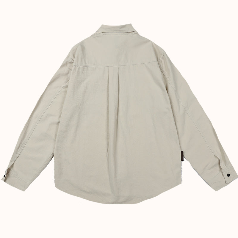 irregular Heavyweight Cotton Overshirt