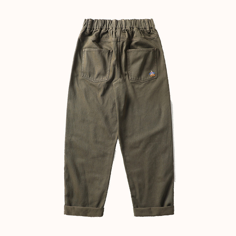 Washed Heavyweight Cotton Jeans
