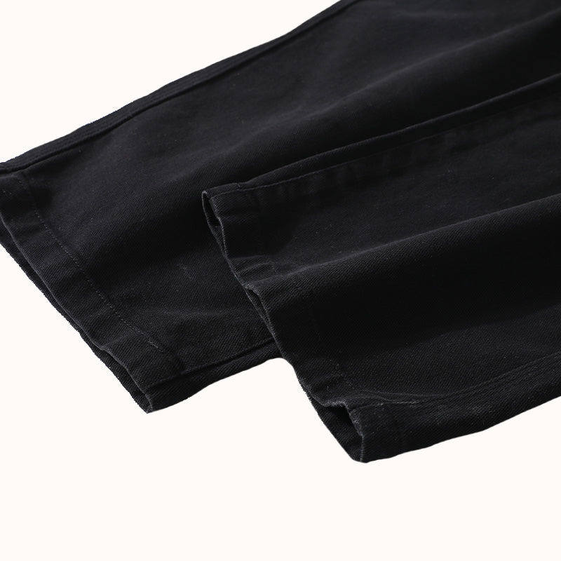 Washed Heavyweight Cotton Jeans
