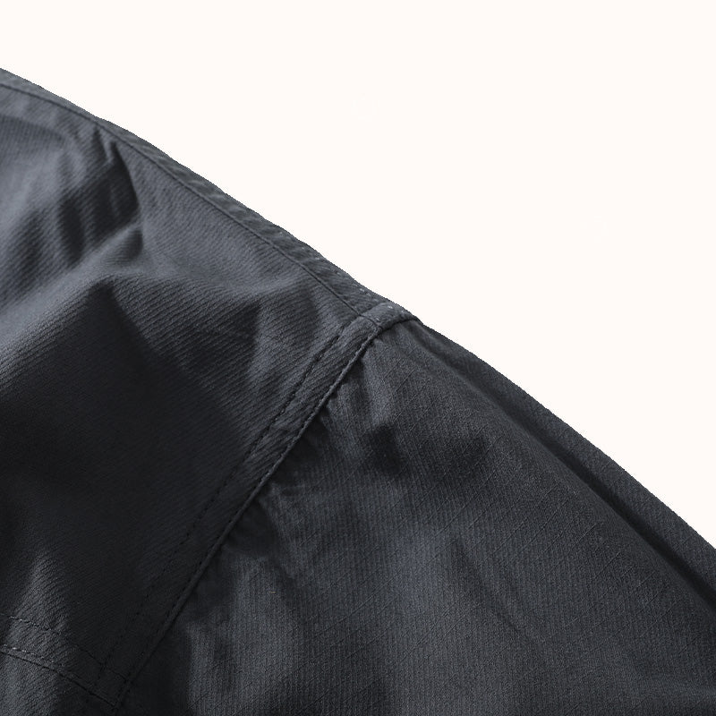 Zipper pocket Heavyweight Cotton Overshirt