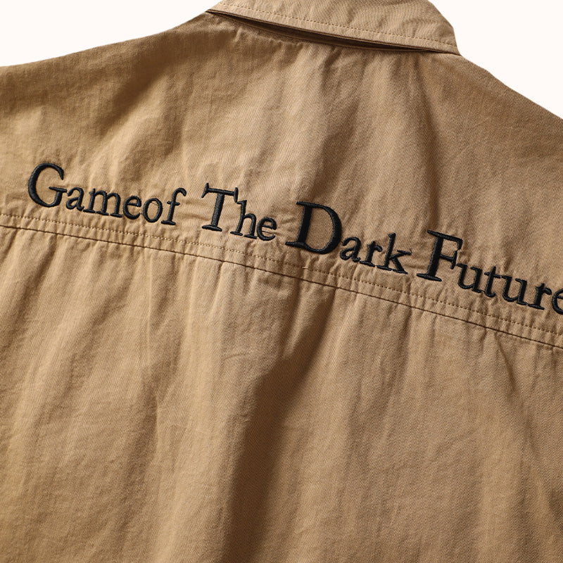 Embroidery Heavyweight Cotton Overshirt