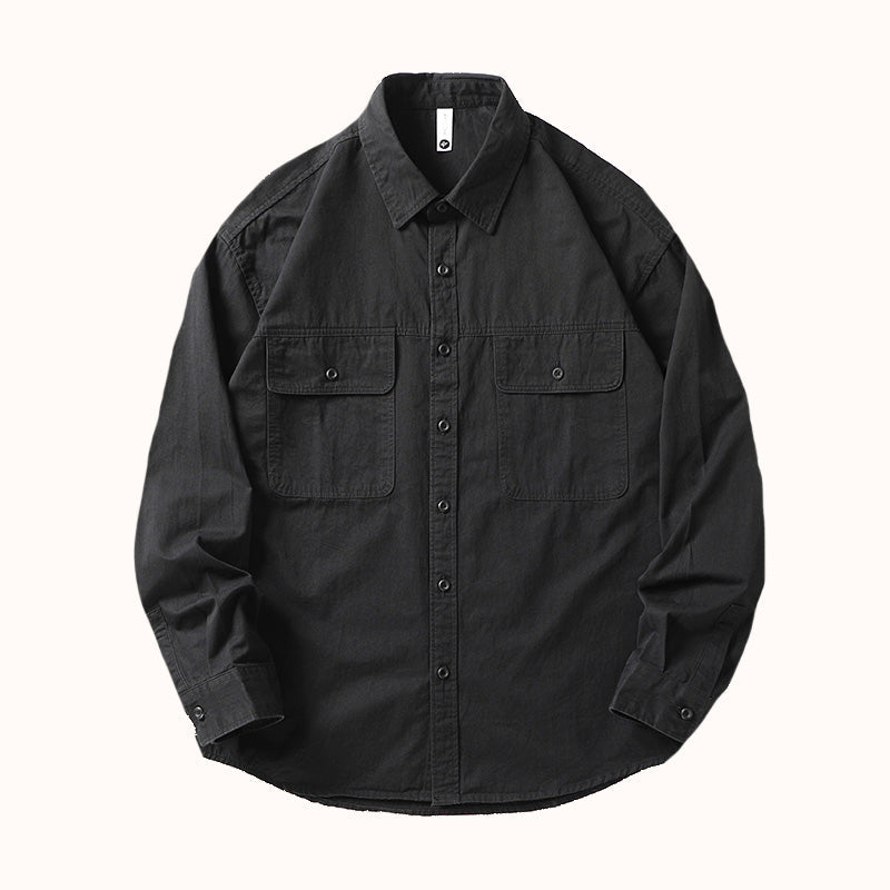 Embroidery Heavyweight Cotton Overshirt