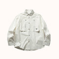 Zipper pocket Heavyweight Cotton Overshirt
