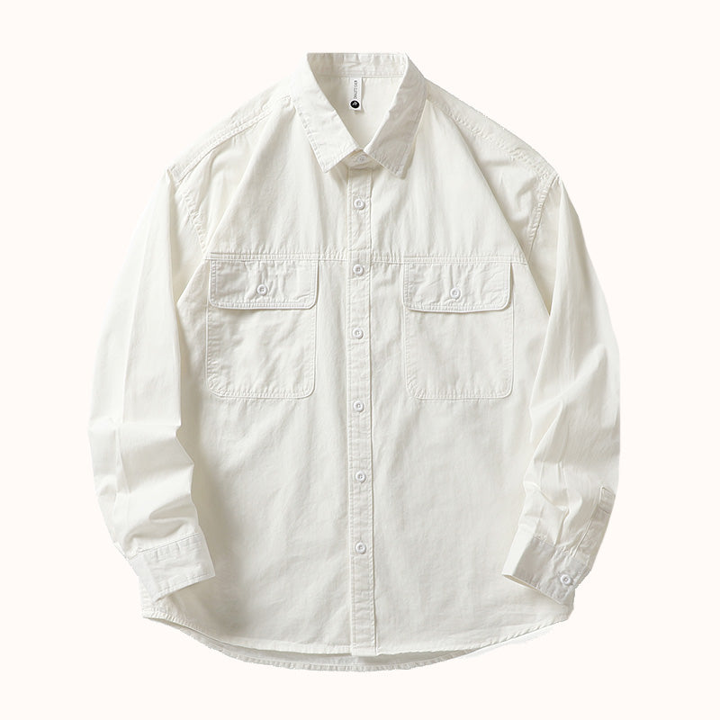 Embroidery Heavyweight Cotton Overshirt