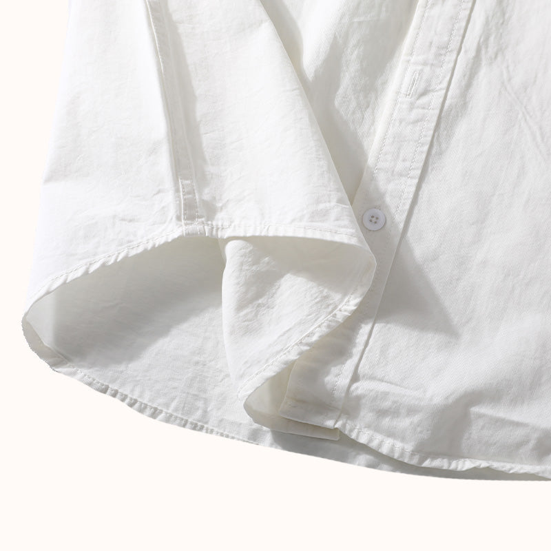 Embroidery Heavyweight Cotton Overshirt