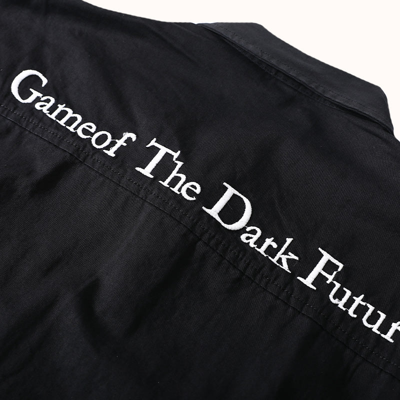 Embroidery Heavyweight Cotton Overshirt