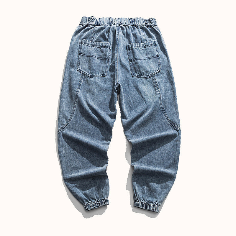 stitching Heavyweight Cotton Jeans