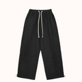 Simple Cotton Straight Loose Fit Pants