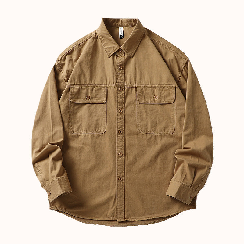 Embroidery Heavyweight Cotton Overshirt