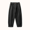 Washed Heavyweight Cotton Jeans