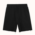 Frayed Hem Heavyweight Cotton Sweatshort