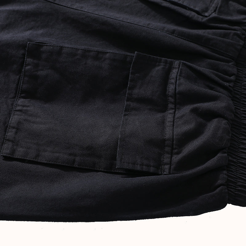 Cotton cargo Straight Loose Fit Pants