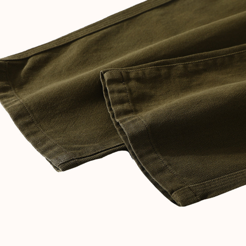 Washed Heavyweight Cotton Jeans