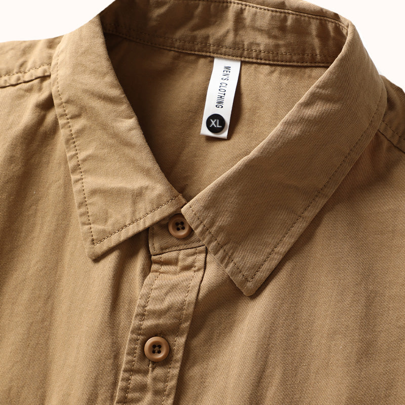Embroidery Heavyweight Cotton Overshirt